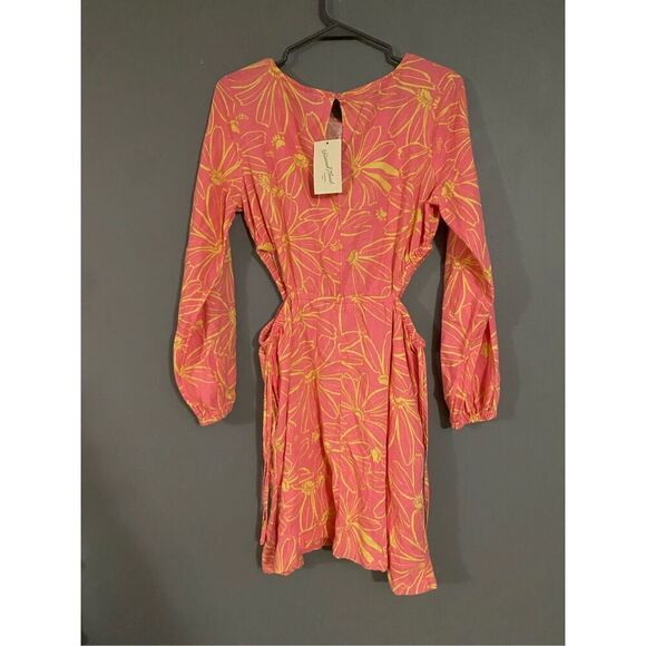 Universal Thread Ballon Long Sleeve Mini A Line Dress Waist Cutout M NWT - Picture 8 of 11